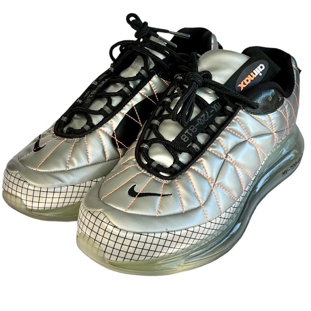 2019 Nike Air Max MX 720-818 Metallic Silver BV5841-001 Size 8 Men’s Sneakers